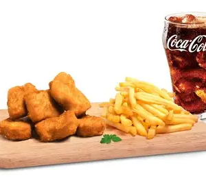 3 nuggets, chips & drink